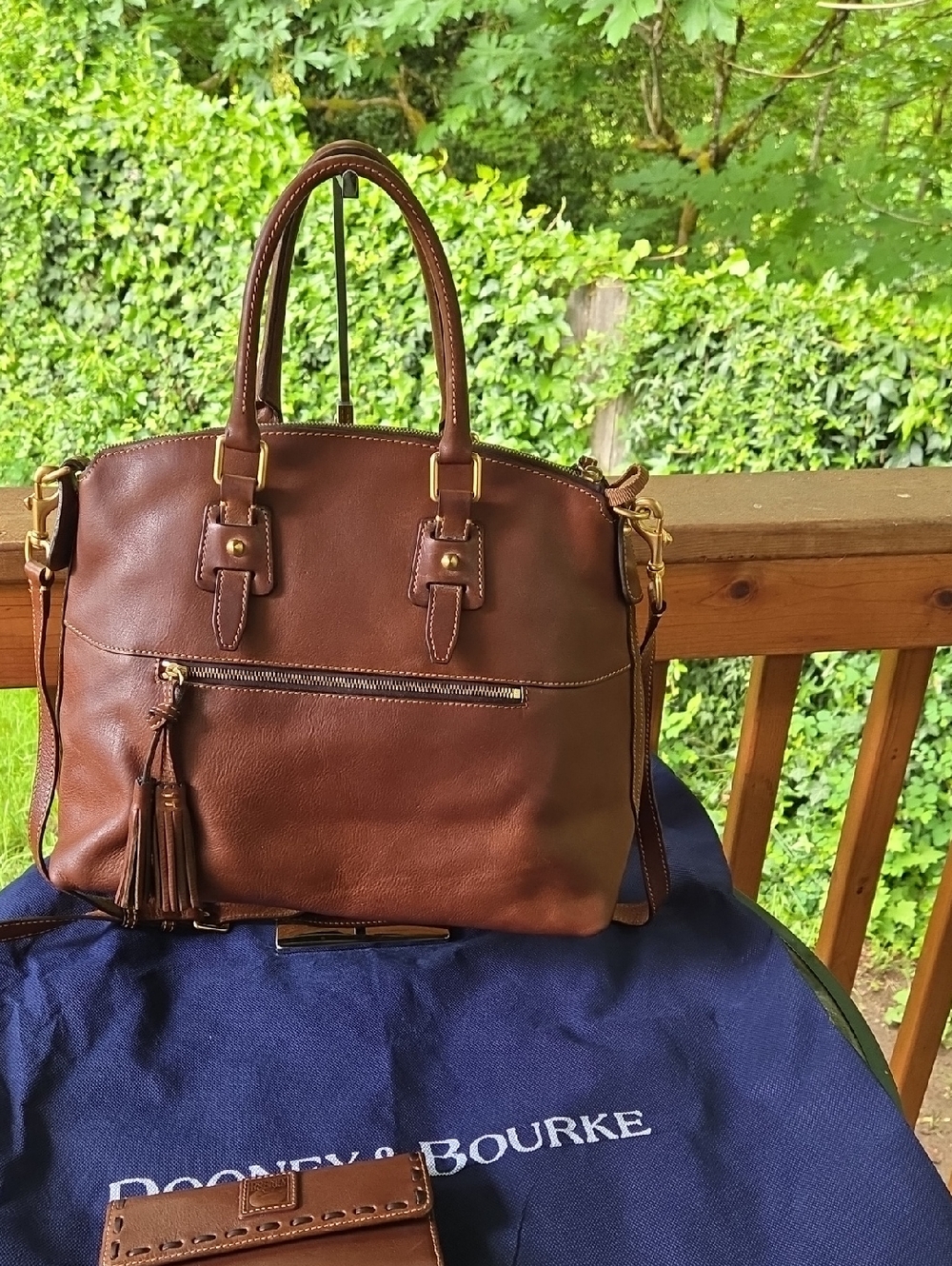 Dooney & Bourke Florentine Clayton Satchel & Wallet - Picture 3 of 13